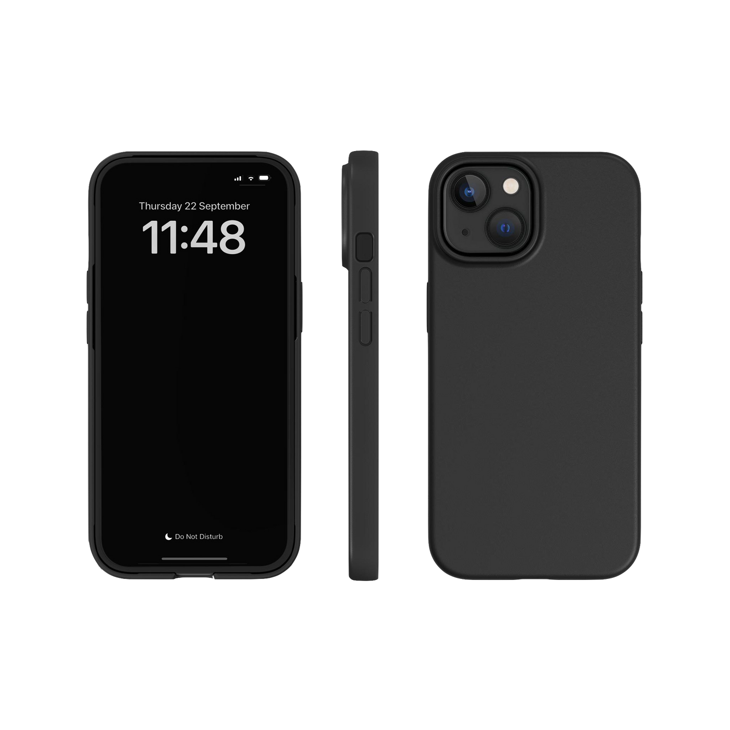 Agood Deksel til iPhone 15 - Svart