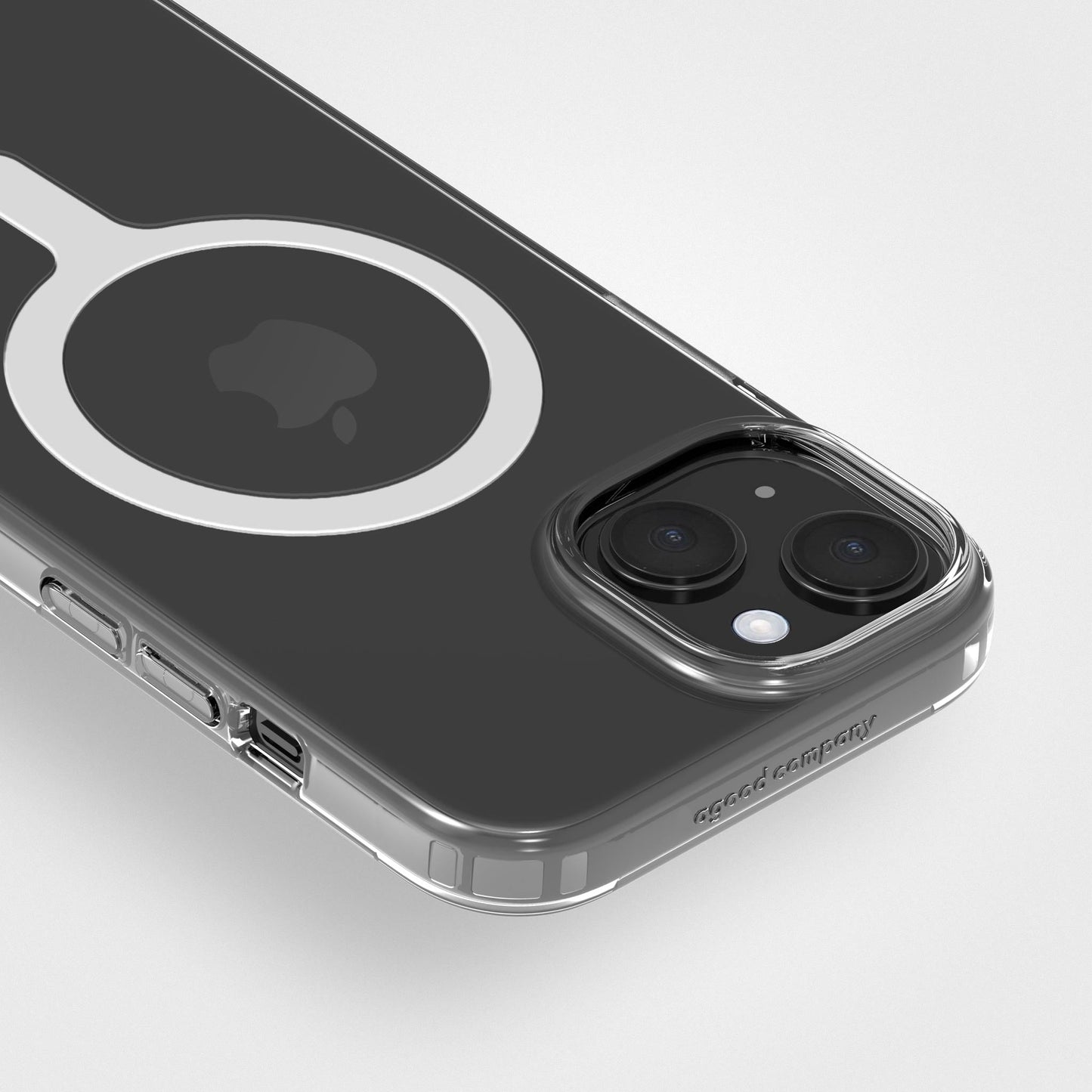 Agood Gjennomsiktig deksel til iPhone 15 Plus