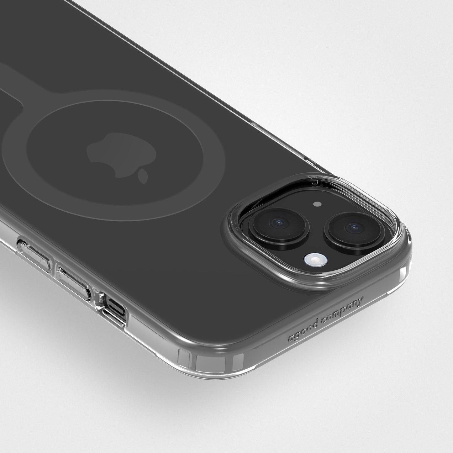Agood Gjennomsiktig deksel til iPhone 15 Plus