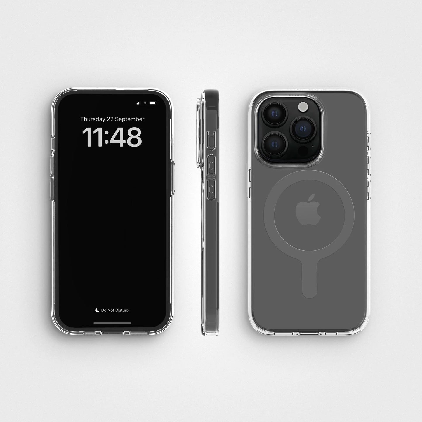 Agood Gjennomsiktig deksel til iPhone 15 Pro