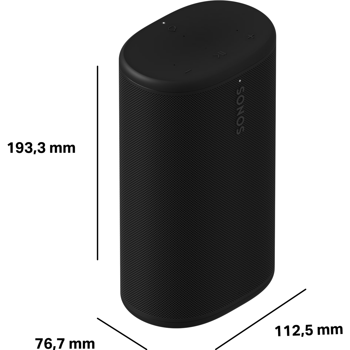 Sonos Play Trådløs bærbar høyttaler - Svart