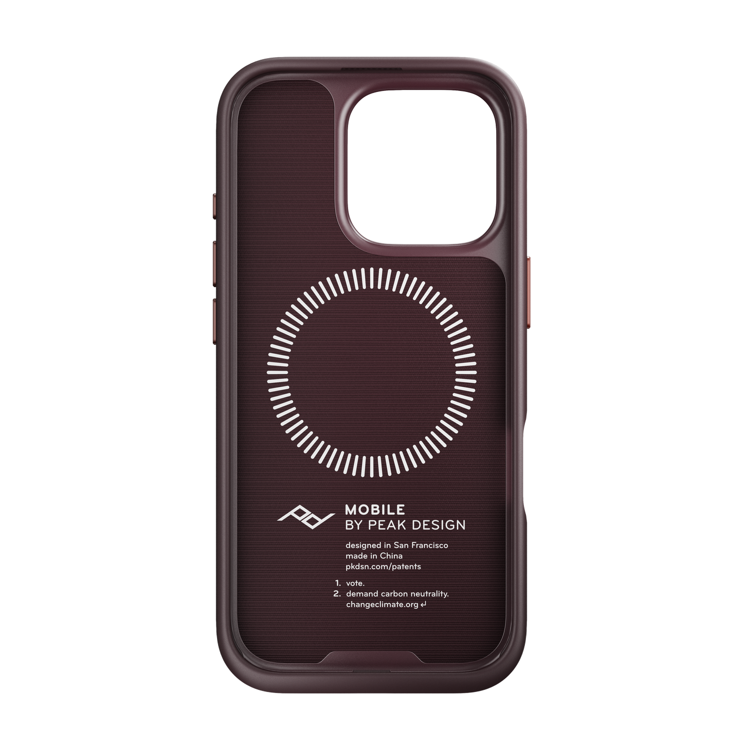 Peak Design Mobile Everyday Fabric MagSafe Deksel til iPhone 16 Pro - Eclipse