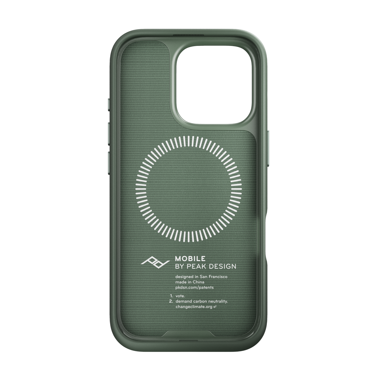 Peak Design Mobile Everyday Fabric MagSafe Deksel til iPhone 16 Pro - Sage