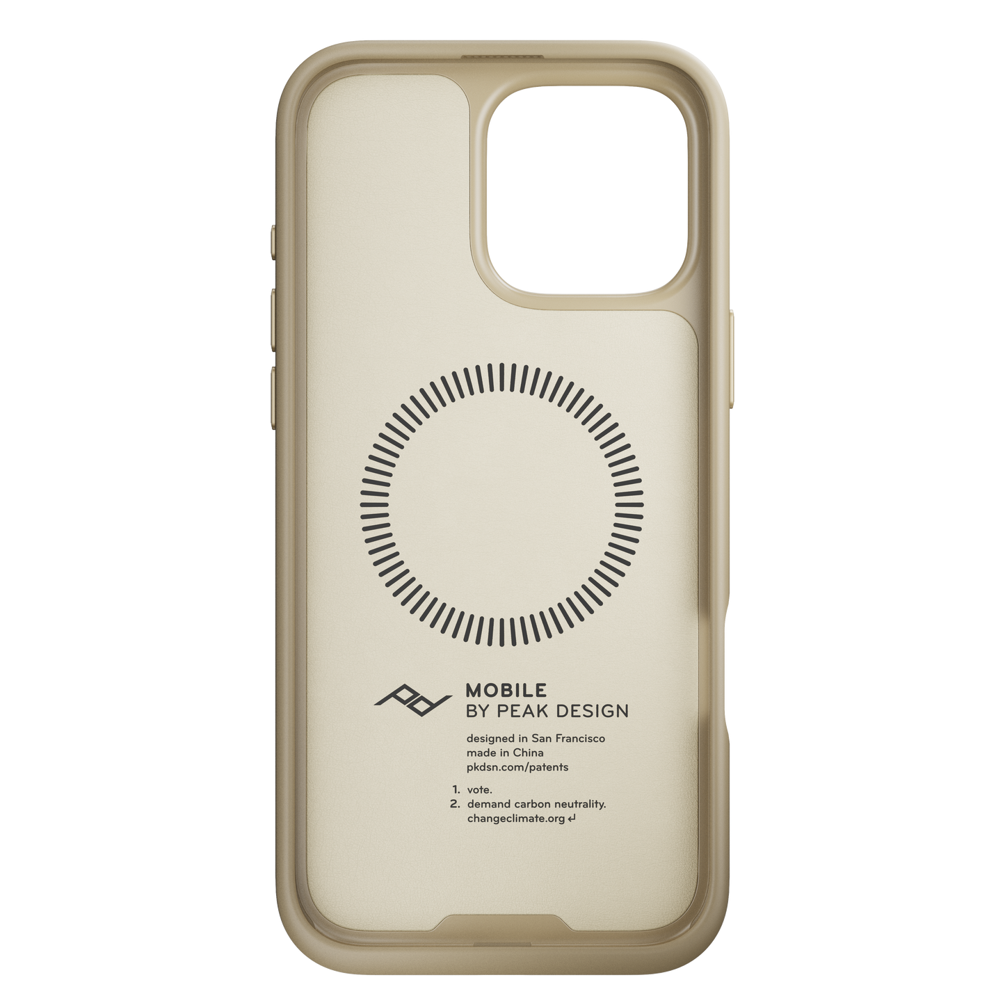 Peak Design Mobile Everyday Clarino MagSafe Deksel til iPhone 16 Pro Max - Bone