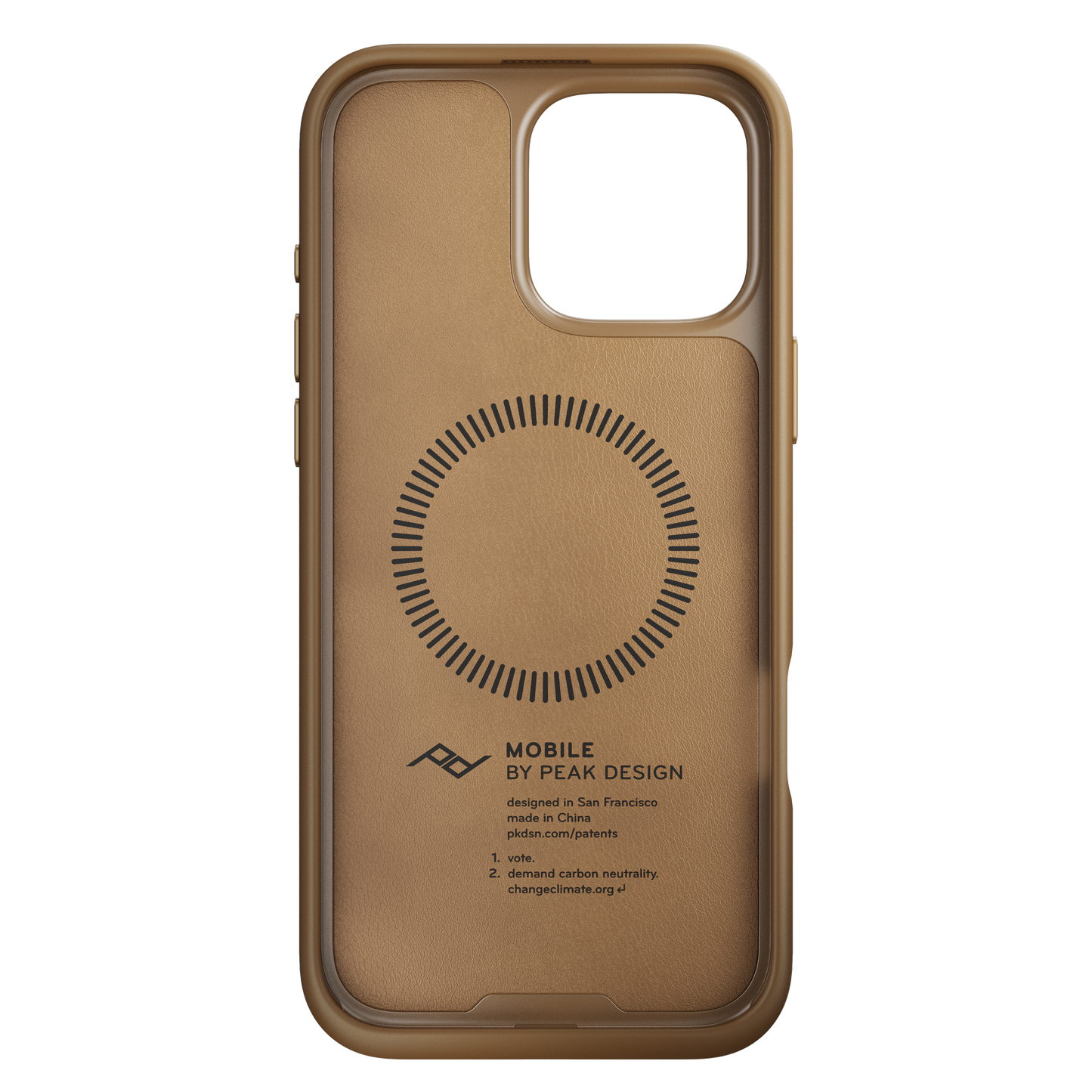 Peak Design Mobile Everyday Clarino MagSafe Deksel til iPhone 16 Pro Max - Tan