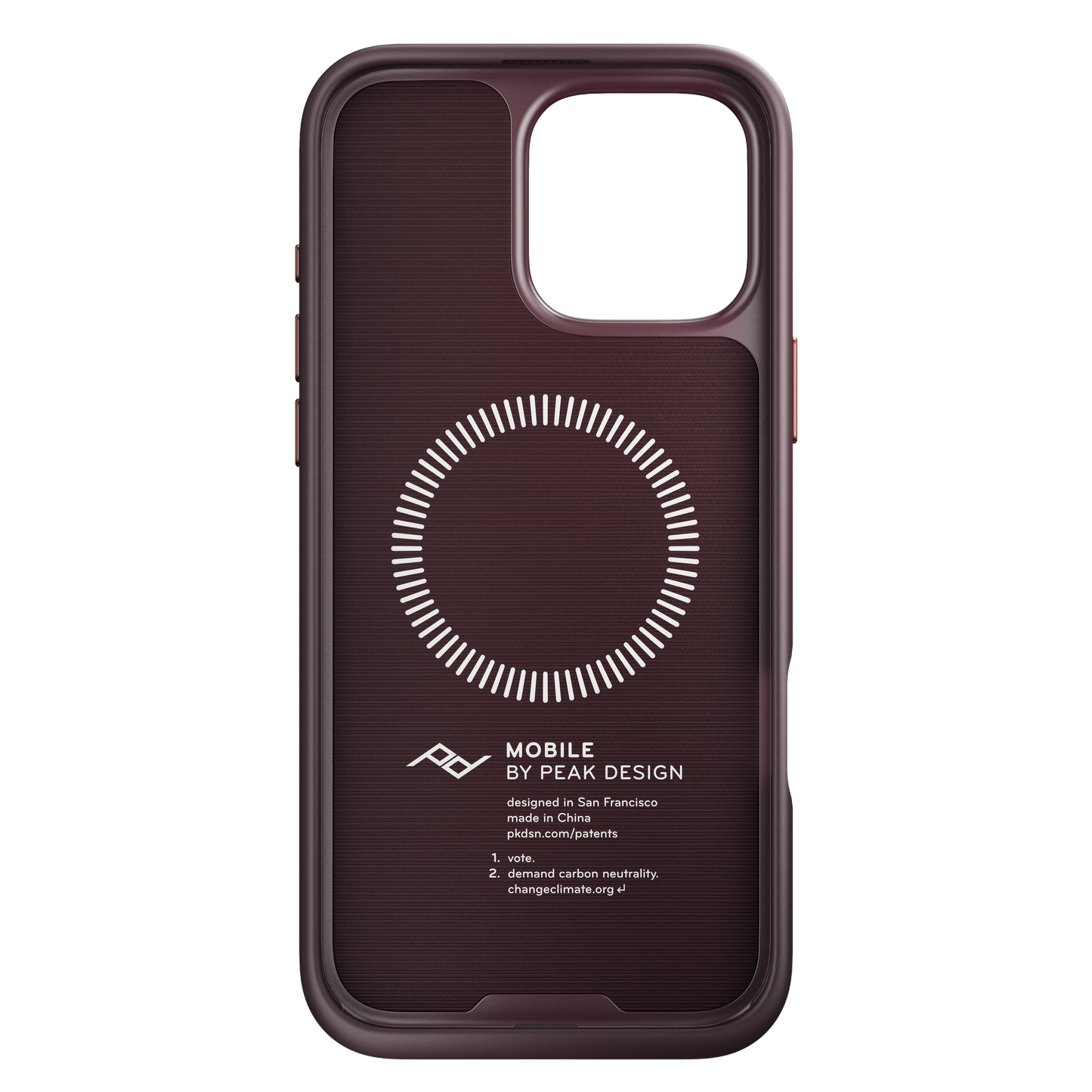 Peak Design Mobile Everyday Fabric MagSafe Deksel til iPhone 16 Pro Max - Eclipse