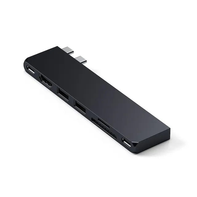 Satechi Pro Hub Slim Multiadapter - Midnatt