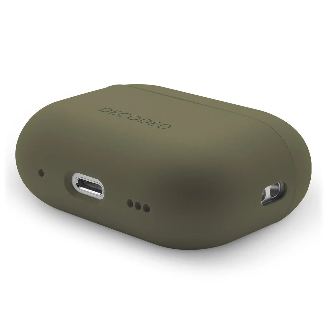 Decoded AirCase Silikondeksel til AirPods Pro (1. og 2. gen.) - Olive