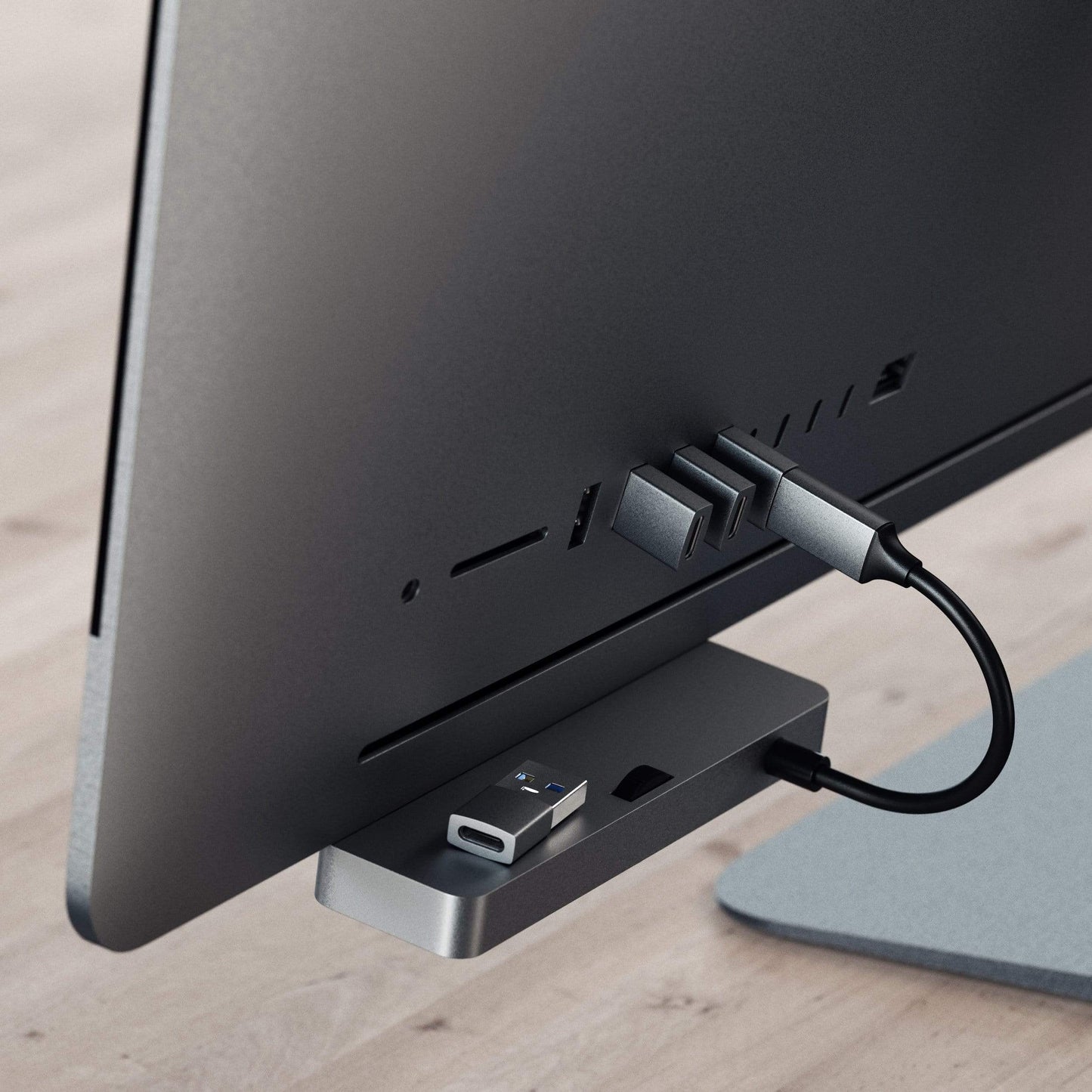 Satechi USB-A til USB-C adapter - Stellargrå