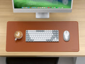 Satechi Vegan Leather Desk Mat Skrivebordsmatte - Brun