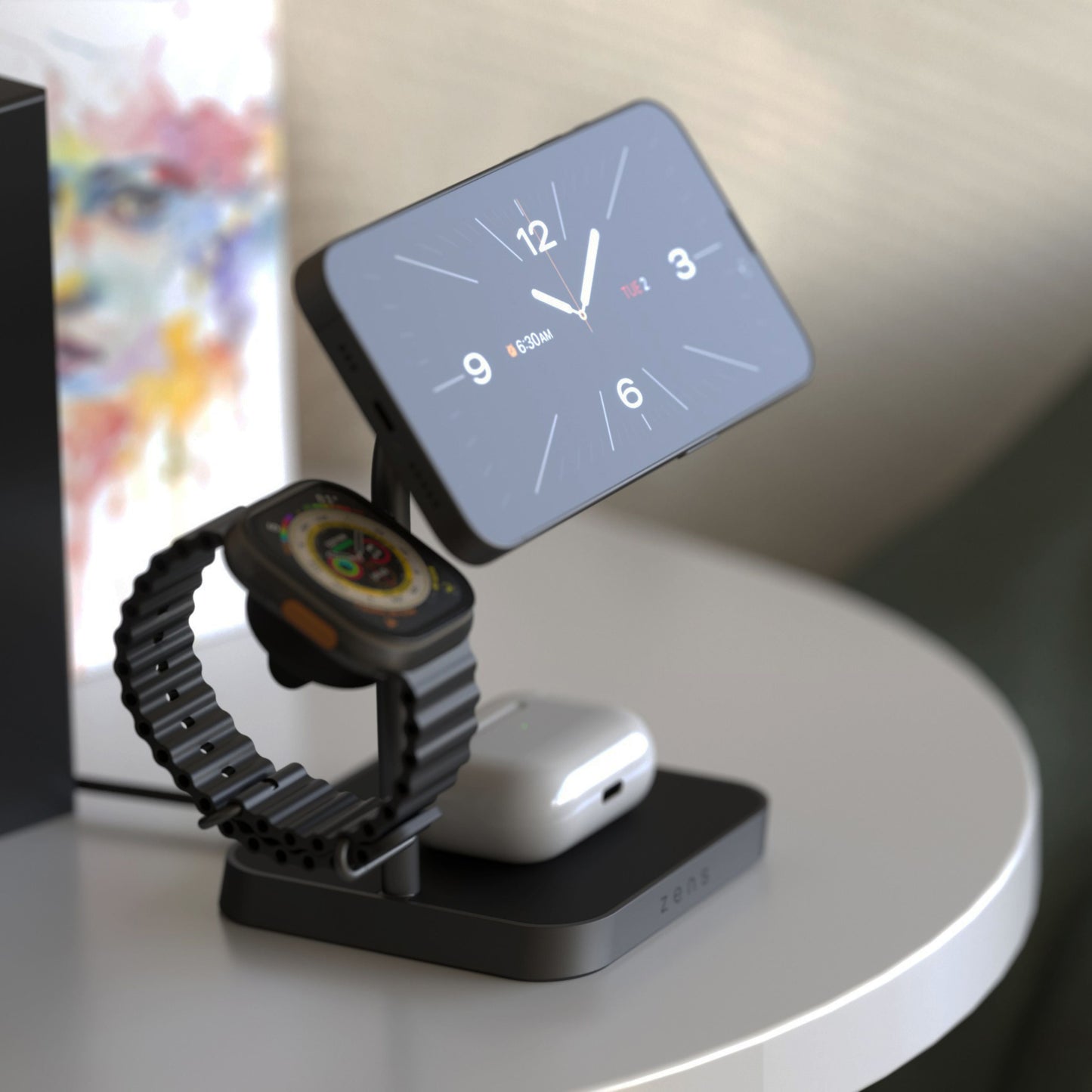 Zens Qi2 Charger Office Pro 3 Ladestasjon